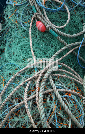 Angeln-Fischnetz Stockfoto