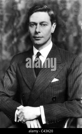König GEORGE VI königliche Familie König von ENGLAND 25. März 1937 VERSANDZEITEN Datum Stockfoto