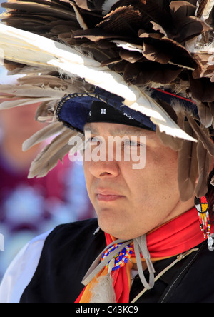 El Paso, Texas, USA - Ysleta del Sur Powwow vom Stamm Tigua organisiert. Stockfoto