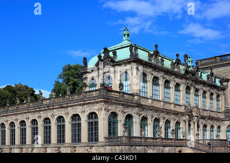 Deutschland, Deutsch, Europa, europäische, Westeuropa, Architektur, Gebäude, Stadt, Stadt, Reisen, Zwinger, Dresden, Sachsen Stockfoto