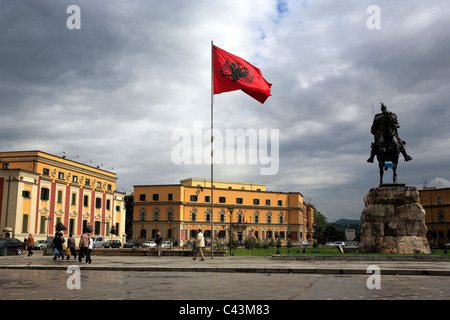 Albanien, Balkan, Mitteleuropa, Osteuropa, europäische, Südeuropa, Reiseziele, Architektur, Gebäude, Haus, Stockfoto