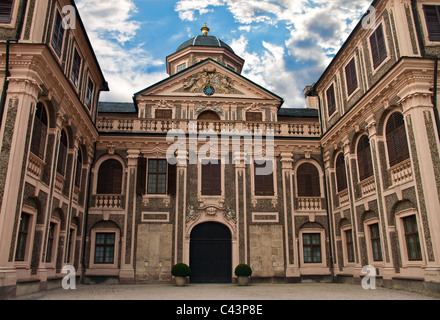 Favorit Burg wurde von Johann Michael Ludwig Rohrer 1710 1730 in Rastatt-Förch erbaut. Deutschland. Stockfoto