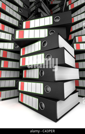 Ringbücher Stockfoto