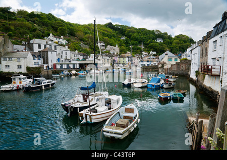 Fischerei Dorf von Polperro in Cornwall, Großbritannien Stockfoto