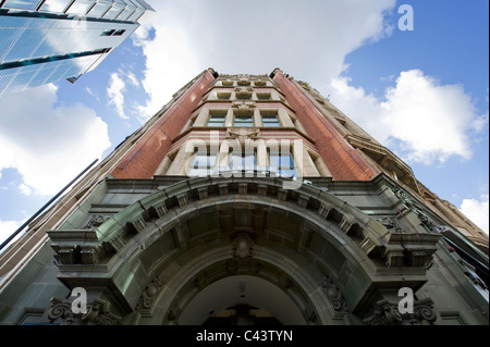 Der vordere Eingang des Malmaison Hotels in Manchester Piccadilly. Stockfoto