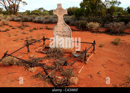 Menzies Friedhof, Western Australia Stockfoto