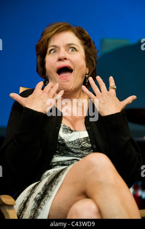 Diana Quick Schauspielerin abgebildet bei Hay Festival 2011 Stockfoto