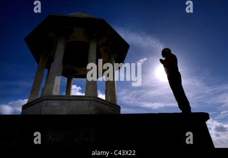 Chattri Memorial Brighton gebaut, erinnert an die Feuerbestattung-Website für die indischen Soldaten, die für das britische Empire im 1. Weltkrieg kämpften. Stockfoto