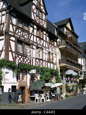 Schwarzwald, Cafés, Deutschland, Europa, Urlaub, Häuser, Krow, Wahrzeichen, Mosel, Rheinland, Schwarzwald, Fachwerk, Tourismus, Reisen, Stockfoto