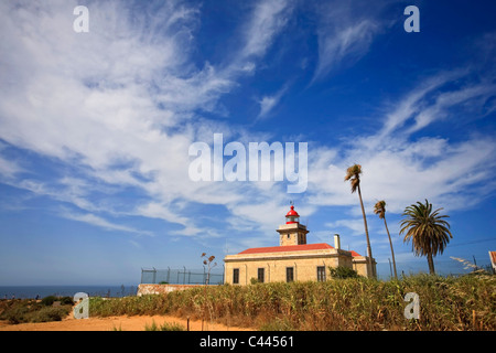 Leuchtturm, Ponta da Piedade, Lagos, Algarve, Portugal Stockfoto