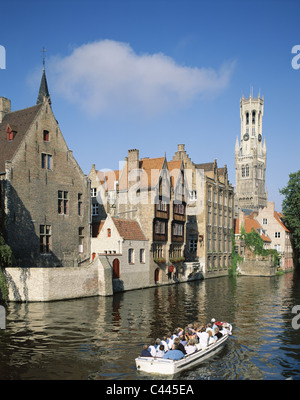 Belgien, Europa, Brügge, Brügge, Flandern, Holiday, Wahrzeichen, Kai, Rosaire, Tourismus, Reisen, Urlaub, Western, Stockfoto