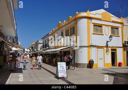 Rua Dr. Teófilo Braga, Vila Real de Santo António, Region Distrikt Faro, Algarve Portugal Stockfoto