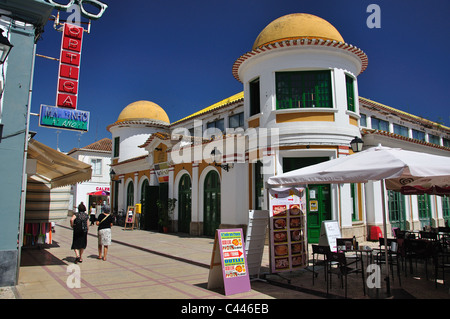 Galeria Manuel Cabanas, Rua Dr. Teófilo Braga, Vila Real de Santo António, Region Distrikt Faro, Algarve, Portugal Stockfoto