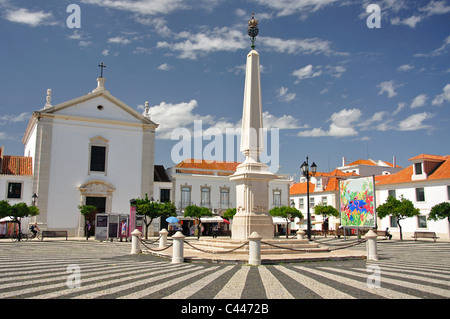 Praça Marques de Pombal, Vila Real de Santo António, Region Distrikt Faro, Algarve Portugal Stockfoto