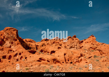 Schüssel mit Feuer, Lake Mead National Recreation Area, Nevada, USA, Nordamerika, Amerika, Landschaft Stockfoto