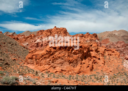 Schüssel mit Feuer, Lake Mead National Recreation Area, Nevada, USA, Nordamerika, Amerika, Landschaft Stockfoto