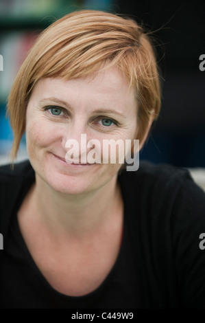 Emily Gravett Autor von Kinder Bilderbüchern abgebildet bei Hay Festival 2011 Stockfoto