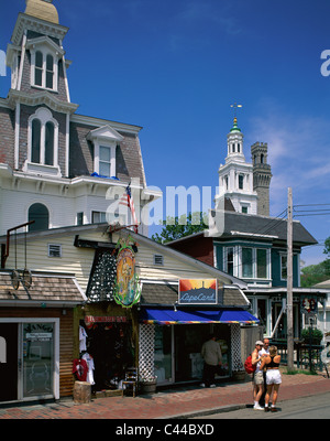 Amerika, Cape Cod, Urlaub, Wahrzeichen, Massachusetts, Neuengland, Provincetown, Souvenir, Shop, Tourismus, Travel, Vereinigte Staaten von Amerika, Stockfoto