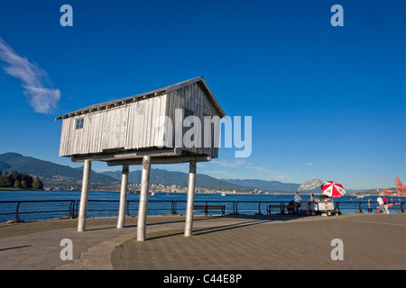 Coal Harbour Seawalk, Vancouver, Britisch-Kolumbien, Kanada Stockfoto