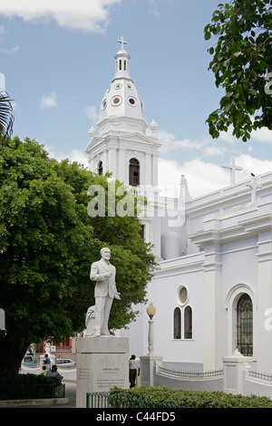 Ponce Kathedrale oder Dom der Nuestra Señora de Guadalupe in der Innenstadt von Ponce, Puerto Rico Stockfoto