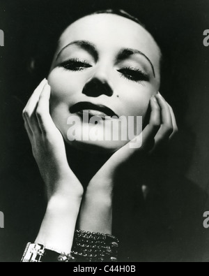 DOLORES del RIO (1904-1983) mexikanische Schauspielerin über 1940 Stockfoto