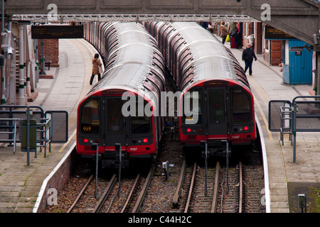 Epping u-Bahnstation am östlichen Ende von der Central Line Stockfoto