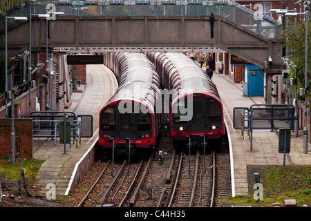 Epping u-Bahnstation am östlichen Ende von der Central Line Stockfoto