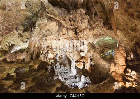 Höhlenformationen Sie in Carlsbad Caverns New Mexico USA Stockfoto