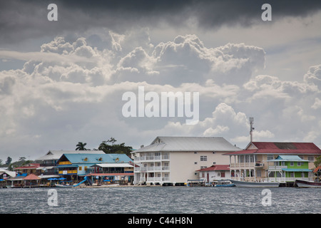 Bocas Del Toro Stadt, Isla Colon, Panama Stockfoto