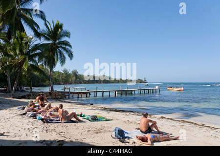 Isla Carenero, Bocas Del Toro, Panama Stockfoto