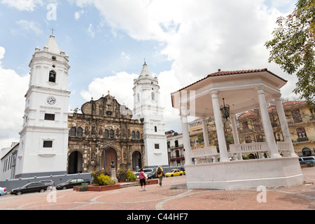 Metropolitan Cathedral, Casco Viejo, Panama-Stadt. Stockfoto