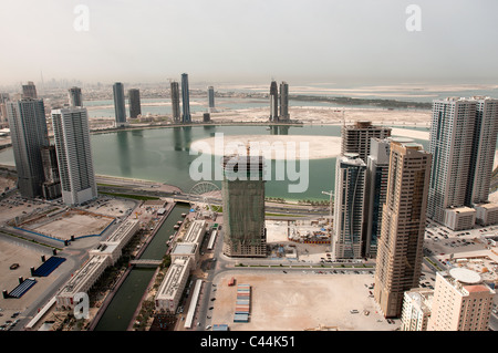 Skyline in Sharjah Stockfoto