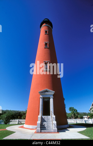 Ponce de Leon Inlet Leuchtturm in Volusia County, Florida Stockfoto