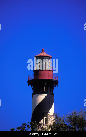 Saint Augustine Lighthouse in St. Johns County, Florida Stockfoto