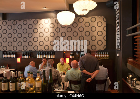 American Diner in muss Wine Bar.  Mt Lawley, Perth, Western Australia, Australien Stockfoto