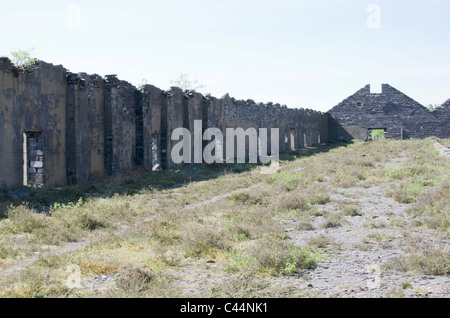 Ruiniert Gebäude in der Dinorwig Schiefer mir, Snowdonia, North Wales, UK Stockfoto