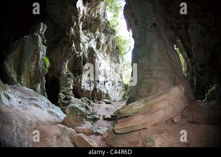 San Gabriel Tropfsteinhöhle, Nationalpark Los Haitises, Dominikanische Republik Stockfoto