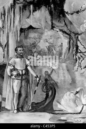 König Ludwig II. von Bayern Stockfoto