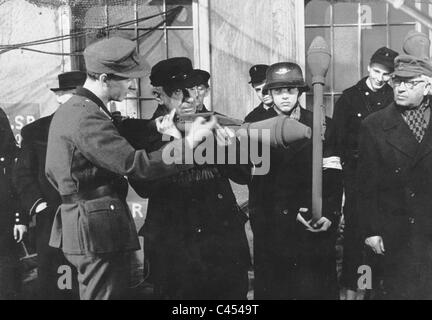 Ausbildung von Volkssturm (Volksarmee), 1944/45 Stockfoto