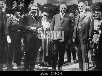 Albert Einstein und Warren g. Harding, 1921 Stockfoto