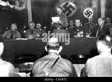 Hitler in Bad Harzburg 1931 Stockfoto