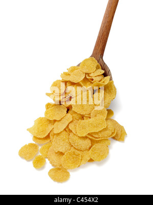 Nahaufnahme von Cornflakes Stockfoto