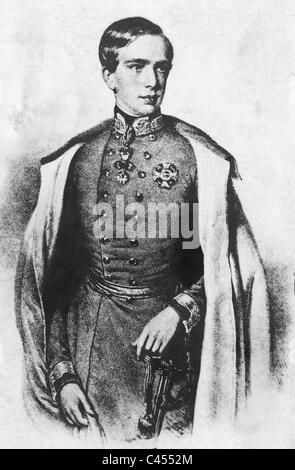 Kaiser Franz Joseph I., 1848 Stockfoto