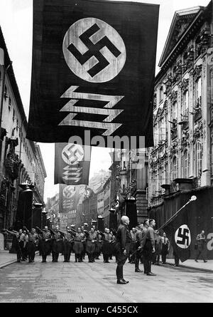 Ehren der Toten Nationalsozialisten am 9. November 1938 Stockfoto