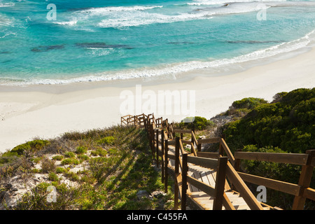 Blick entlang der Weststrand, Esperance, Western Australia, Australien Stockfoto