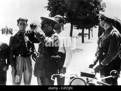 Internationalen Brigaden im spanischen Bürgerkrieg Stockfoto