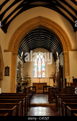 St.-Petri Kirche, obere Schlachtung, Gloucestershire, England, UK Stockfoto