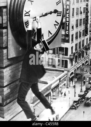 Sicherheit letzte! mit Harold Lloyd, 1923 Stockfoto