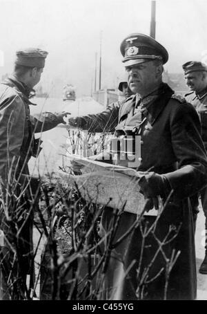 Heinz Guderian während der französischen Kampagne, 1940 Stockfoto