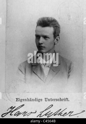 Hans Luther, 1898 Stockfoto